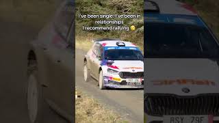 I always recommend rallying 😅😎