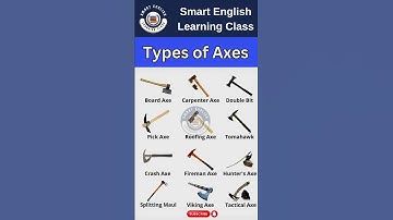 12 Types of Axes You Should Know 🔨 | Axe Names in English #TypesOfAxes #AxeNames #ToolFacts
