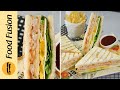 Chicken Spread Sandwich Recipe by Food Fusion