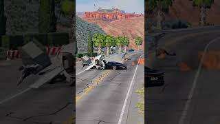Realistic Highway Car Crashes #63