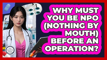 Why Must You Be NPO (nothing By Mouth) Before An Operation? - The Operating Table