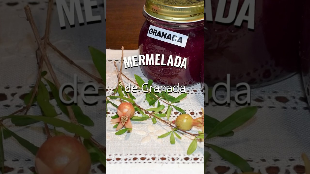 ¡ASÍ QUEDA! esta mermelada de granada 😍 
