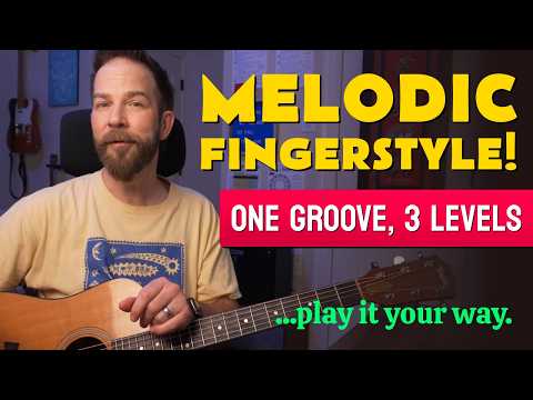 Country Fingerstyle, Bass + Melody! Start Simple and Build.