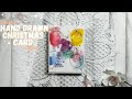 Hand Drawn and Whimsical Christmas Ornament A2 Card Tutorial | 12 Weeks of Christmas Series Week 8