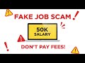 "FAKE JOB SCAM: 50K Salary Work From Home DAW! 💻🚨 (Mga Estudyante, Ingat!)"