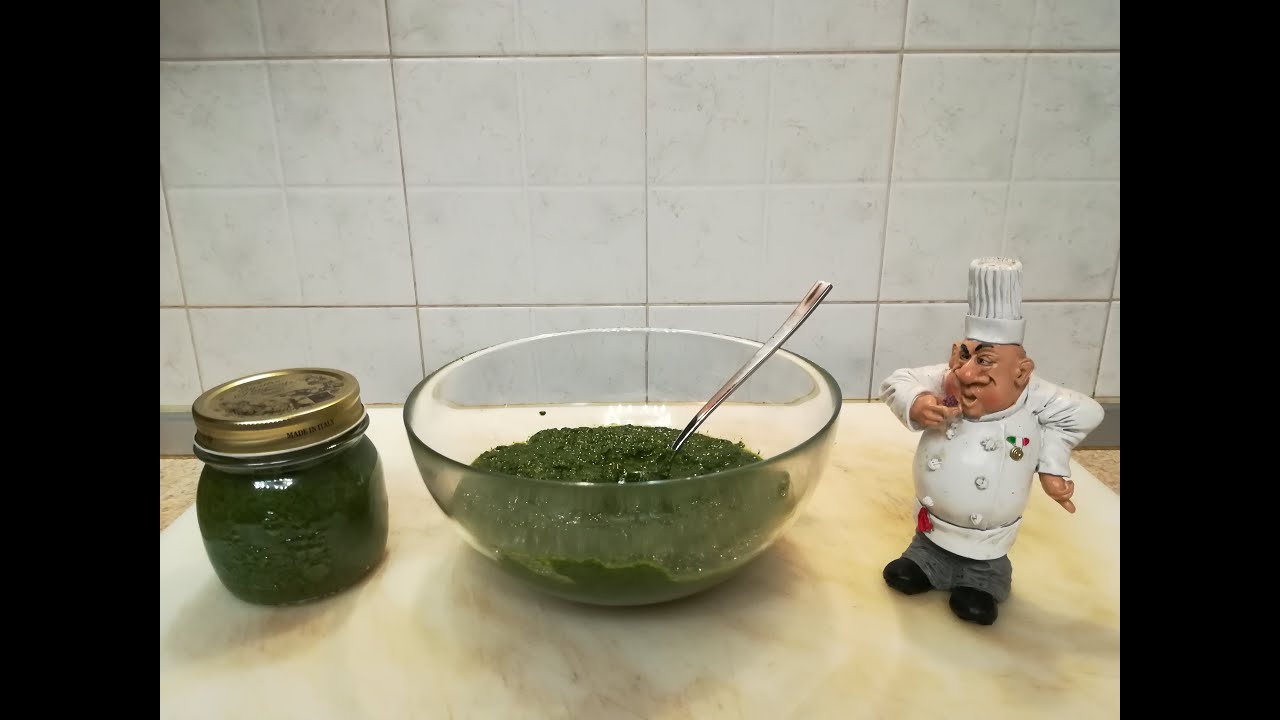 pesto alla menta - Pesto with mint - Pesto con menta - Pesto à la menthe