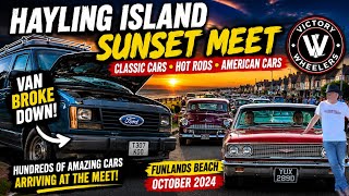 Hayling Island Sunset Car Meet 2025 | Classic Cars, Customs & American Motors
