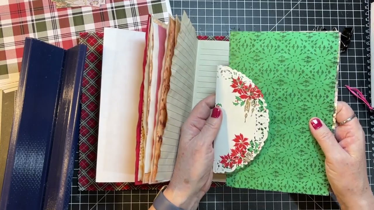 Start to Finish Use It Up Christmas Journal in just over An Hour!!!