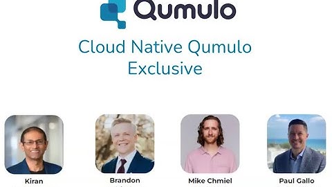 Webinar: Cloud Native Qumulo on AWS (September 2024)
