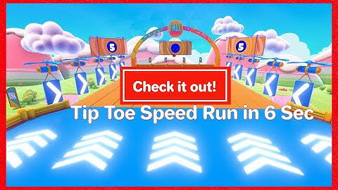 Fall Guys tip toe speed run (No big Yeetus)