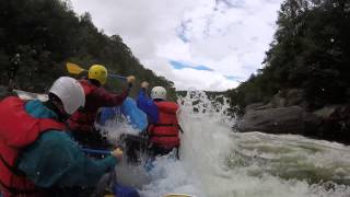 1st and 2nd Drop of Lost Paddle on the Upper Gauley @ 2800 CFS