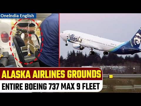 Alaska Airlines grounds Boeing 737 MAX 9 for checks after blowout | Oneindia
