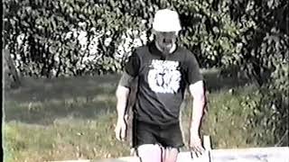 GG Allin at his family pool in Littleton, NH July 1991