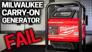 Milwaukee FAILED Attempt at a Generator CarryOn MXFuel Battery Power Station