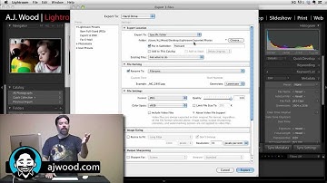 Adobe Lightroom Exporting Images and Photos