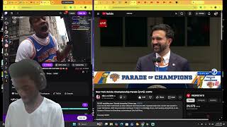 ZORHAN MAMDANI SPEECH KNICKS PARADE