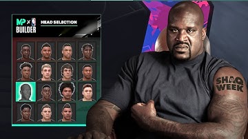 NBA 2K25 Shaq Face Creation