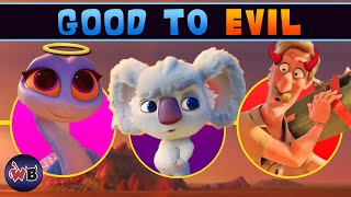 Back To The Outback Characters: Good to Evil 🐨🐍