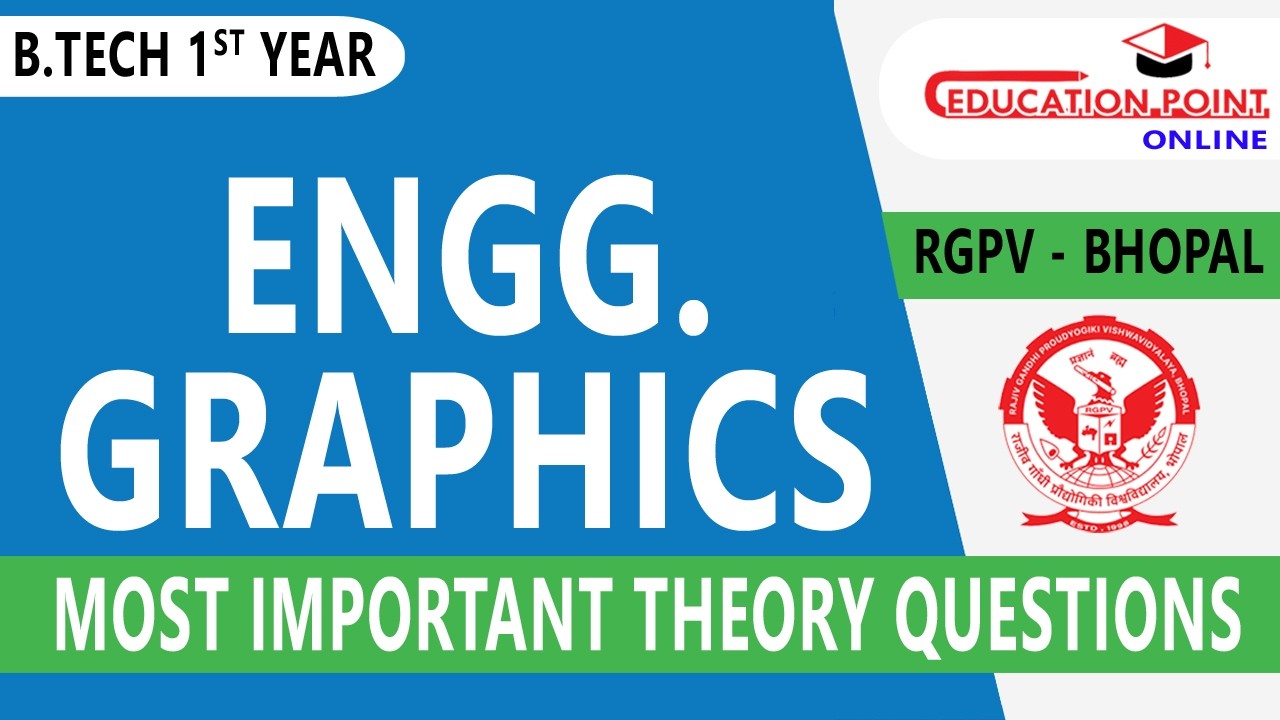 RGPV Engineering Graphics (ED) Important Theory Questions | RGPV B.Tech 1st Sem 1st Year