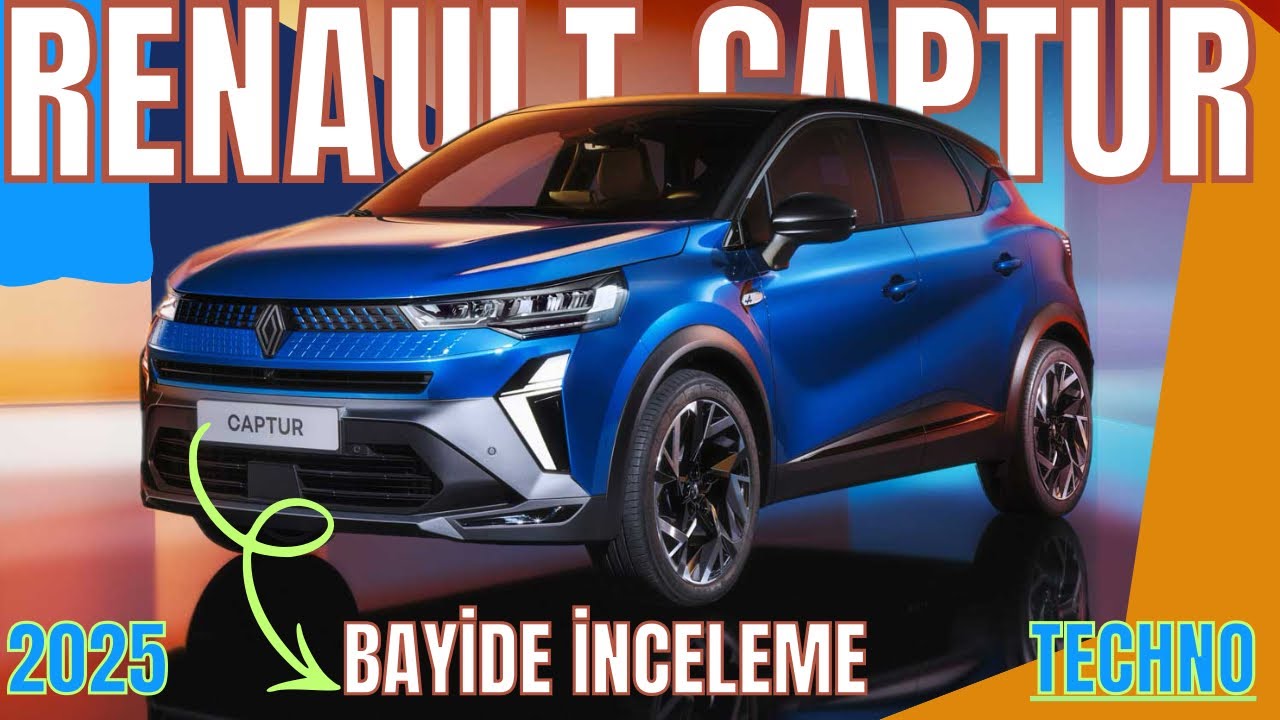 Renault Captur 1.3 Mild Hibrit Edc Techno Otomatik 2025 - Bayi İncelemesi 