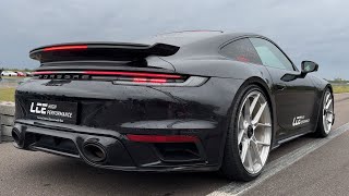 💥aufgedreht💥1100hp Porsche 992 Turbo ES1200 LCE/ESMOTOR @ TTT Half Mile Final Race Day 07.10.2023