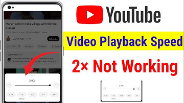 Youtube Video 2x Speed Not Working Problem 2025 | Youtube Playback Speed Not Working Problem 2025