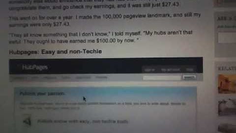 How to Earn Money online with Hubpages