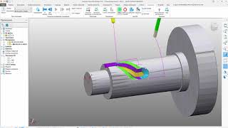 Powermill 2018 - 4-х осевая обработка детали палец