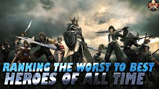 [Final Fantasy] - Ranking the WORST to BEST Protagonists in FF History! BRING IT ON THE HATE!