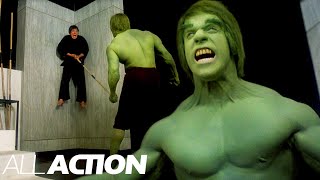 The Incredible Hulk Fights Ninjas | The Incredible Hulk | All Action