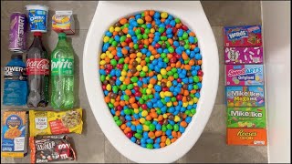 Will it Flush? Coca Cola, Fanta, Sprite, Pepsi, Mtn Dew, M&M's, Chocolate, Oreos, Chips Ahoy, Orbeez