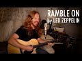 Ramble on by led zeppelin  adam pearce acoustic cover