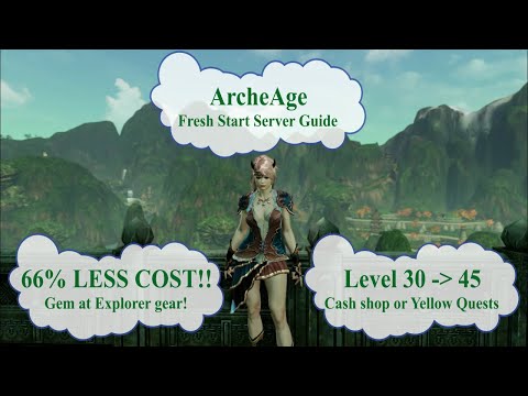 ArcheAge Fresh Start Server Guide - Tips and Tricks! Level fast, make money!