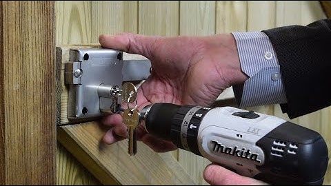 How to install the Gatemaster Locking Bolt - GLB