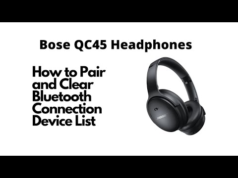 Bose QC45 Reset procedure 