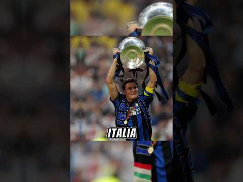 Kisah Perjalanan Javier Zanetti di Inter Milan #kisahpemainbola #shorts