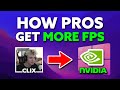 How PROS Get More FPS With These Nvidia Settings!