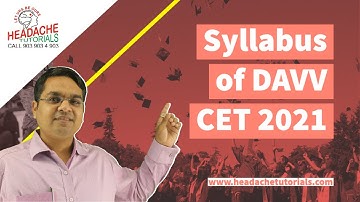 Important Topics for DAVV CET 2021 | DAVV CET UPDATE