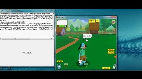 Toontown Injectors and Codes working new 2016 python injector