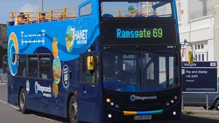 Live Nice Sounding! Stagecoach South East 19136 LX56 EAO On Route 69 Sky View