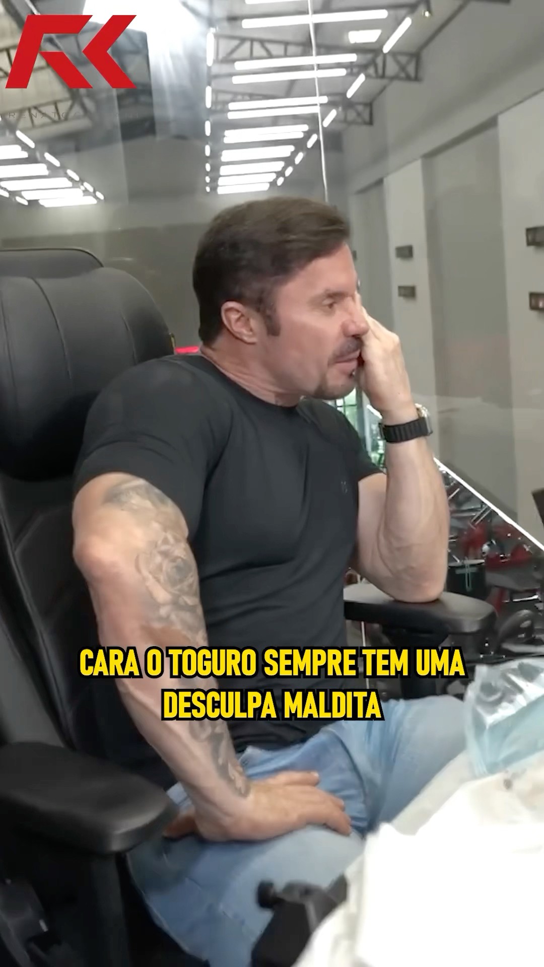 SERÁ ESSA A DESCULPA DO TOGURO? #renatocariani #juliobalestrin #toguro #dentedosiso #dieta #treino