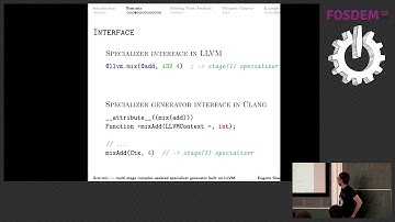 llvm.mix Multi-stage compiler-assisted specializer generator built on LLVM