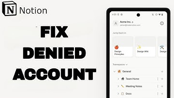 How To Fix And Solve Denied Account On Notion-Notes App | Final Solution