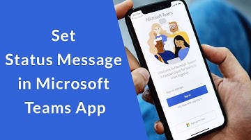 How to Set Status Message in Microsoft Teams App?