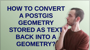 Gis: How to convert a PostGIS geometry stored as text back into a geometry?