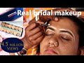 Step by step bridal makeup tutorial/professional bridal makeup/Makeup Tutorial