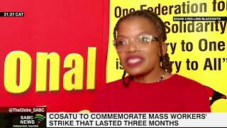 Cosatu commemorates the mass workers' strikes in Durban 50 years ago