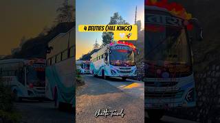 4 Beuties On 🔥 #bustravelers #driver #road #busjourney #hillstation #busvlog #travel #mountainvibes