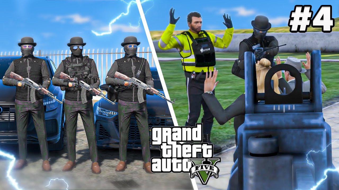 POLITIE AANPAKKEN ALS UNDERCOVER GANG!!😱 (GTA ROLEPLAY ONDERWERELD #4)