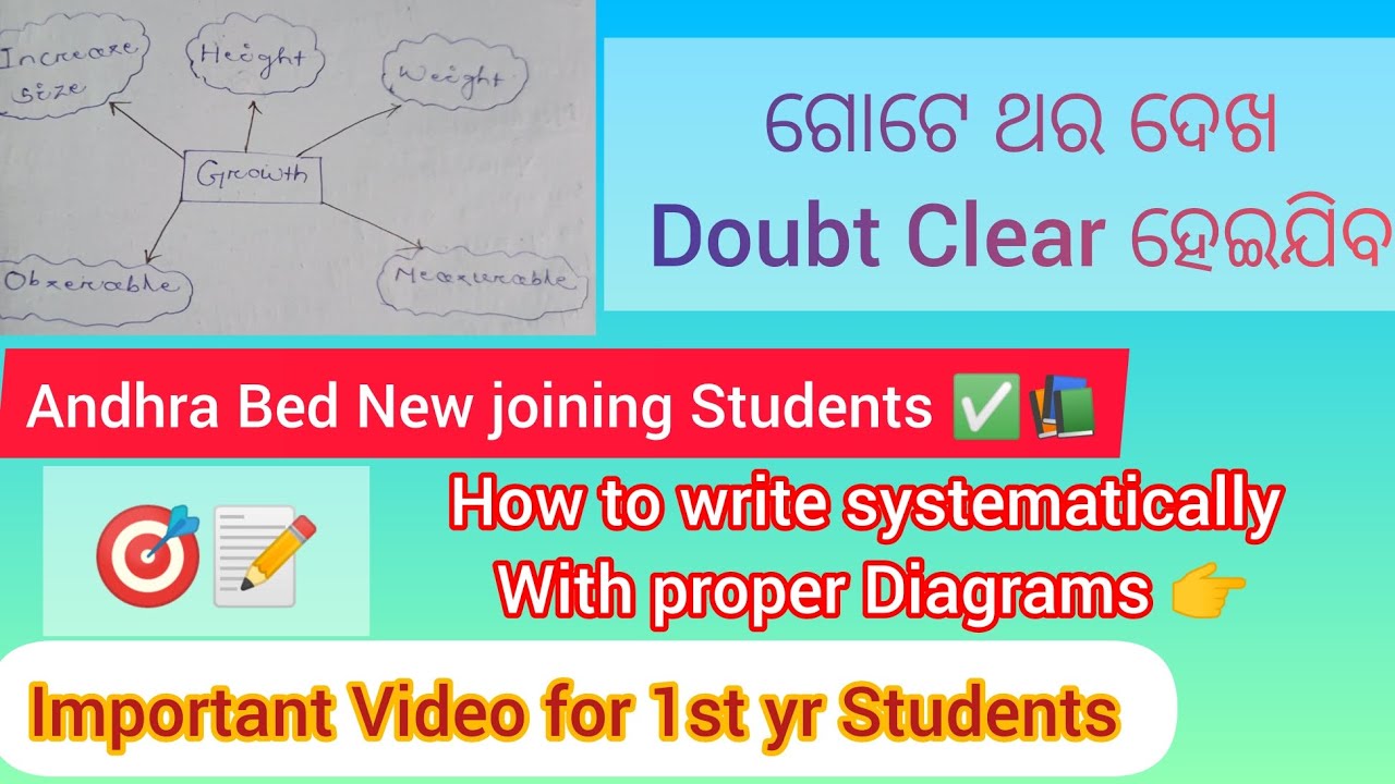 How to write systematically with proper diagram//Important vdo for 1st year students #education 🙏👍